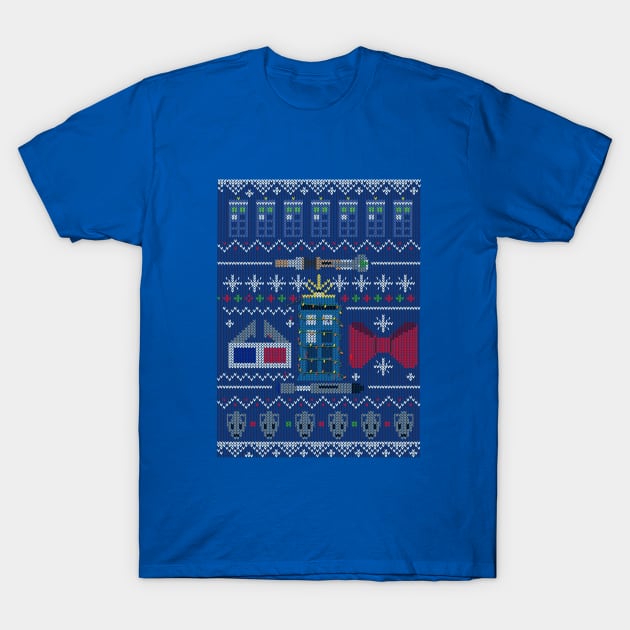 Who Christmas Sweater T-Shirt by leslieharris372